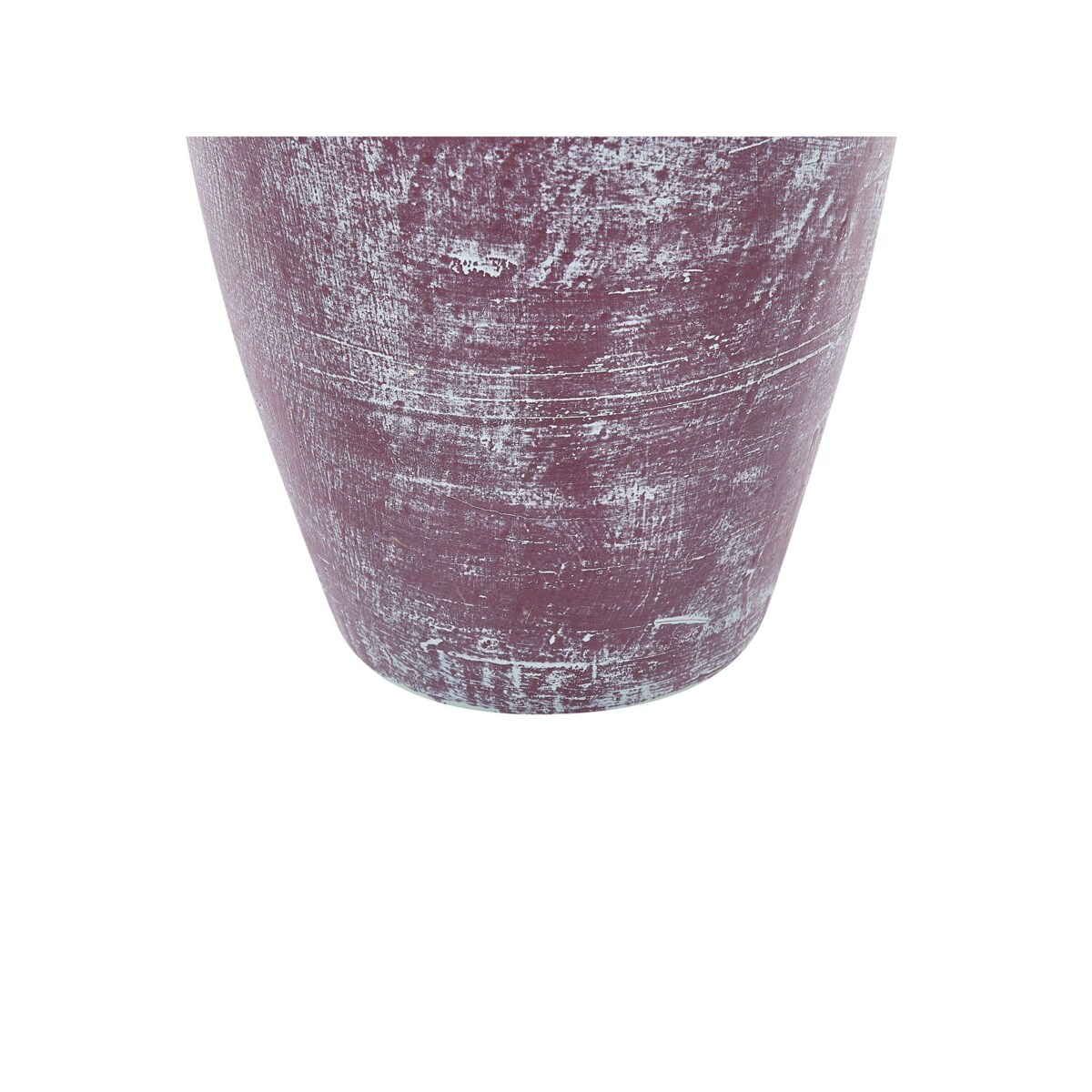 Wazon dekoracyjny z terakoty 57 cm brązowy KARDIA