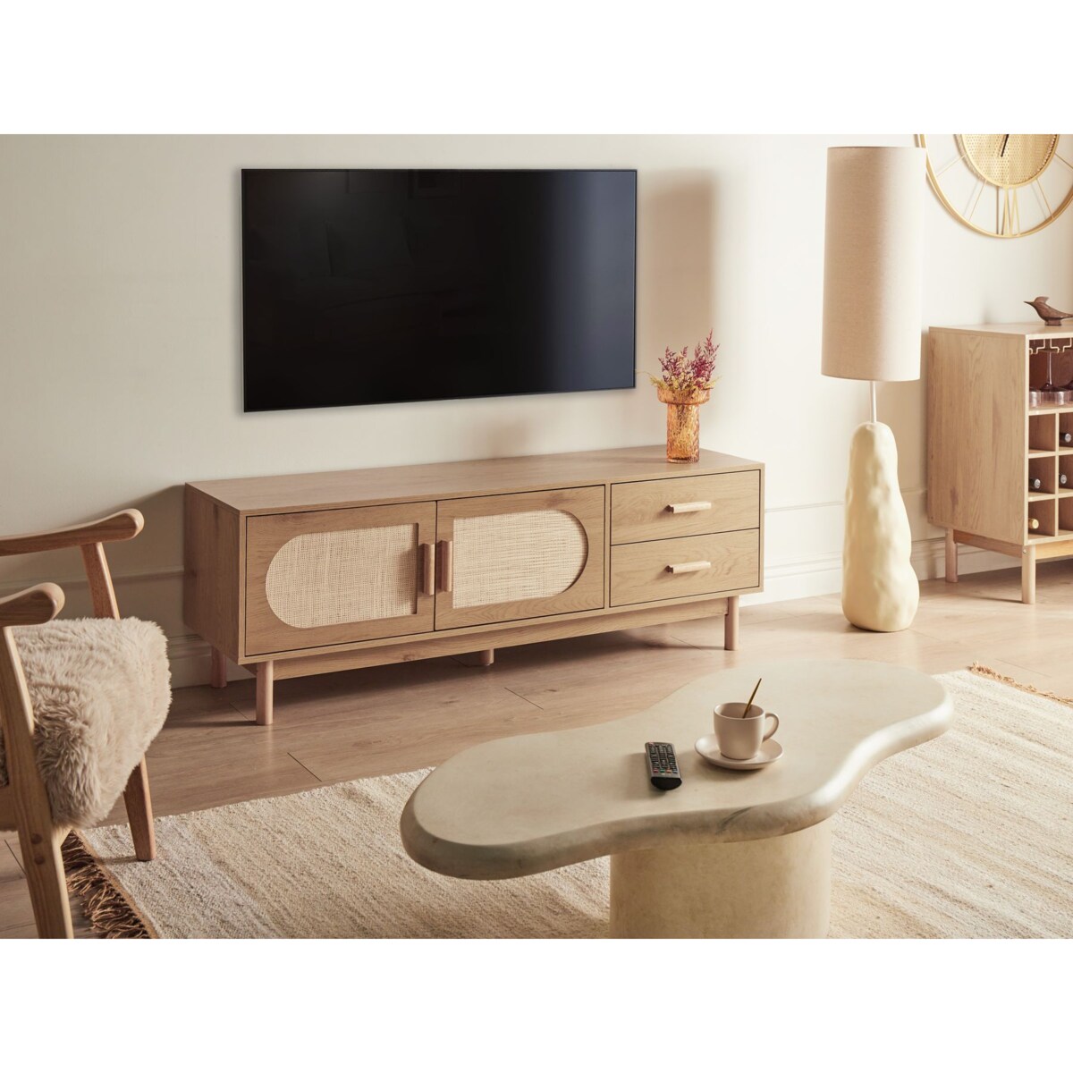 Szafka RTV COSTELLO Jasnobrązowy