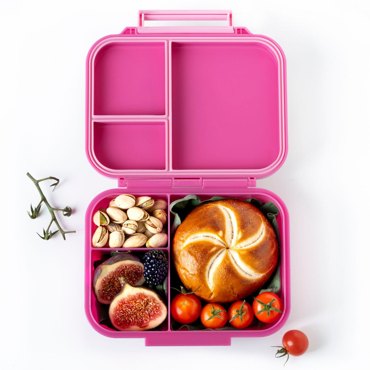 LEKKABOX CLASSIC mini lunchbox z przegródkami, Berry