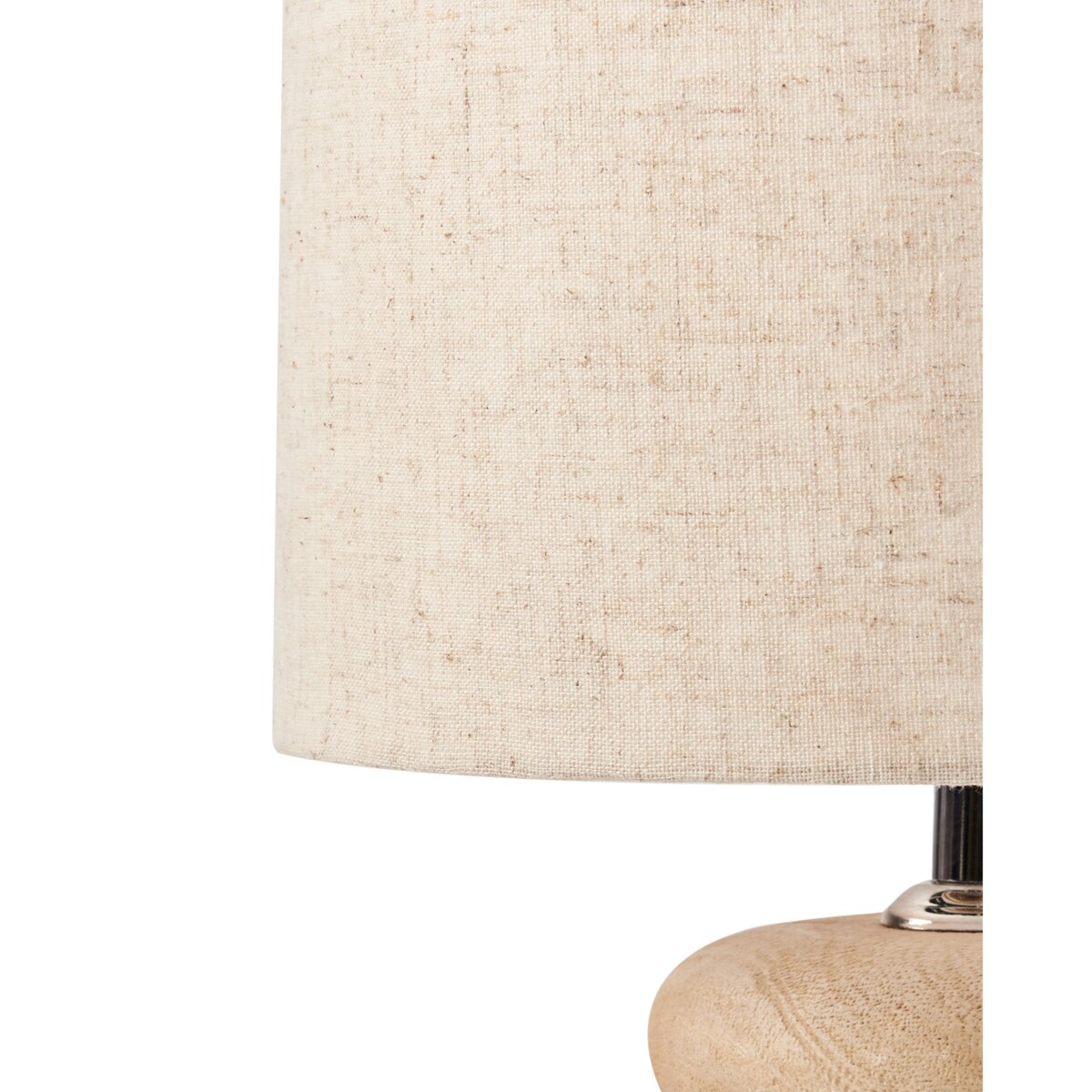 Lampa stołowa BETWA Drewno mango Jasnobrązowy