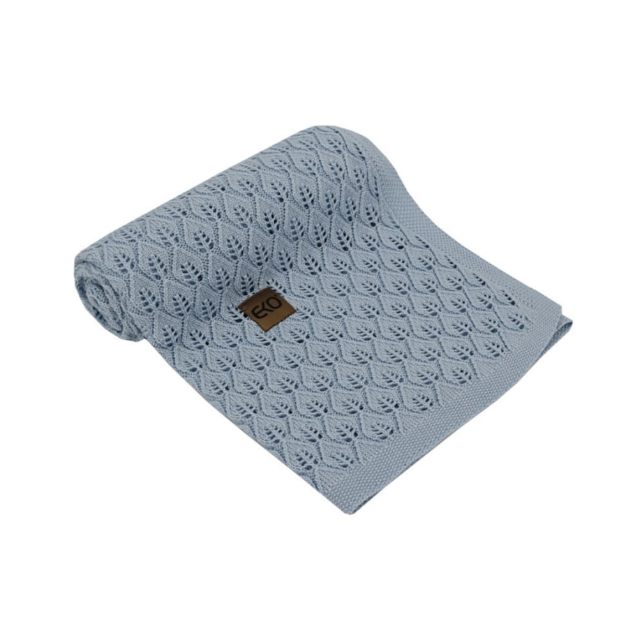 Kocyk bambusowy dla dziecka NIEBIESKI