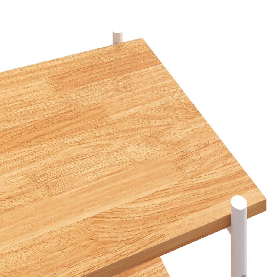 vidaXL 5-poziomowy regał, biało-dębowy, 80x40x163 cm