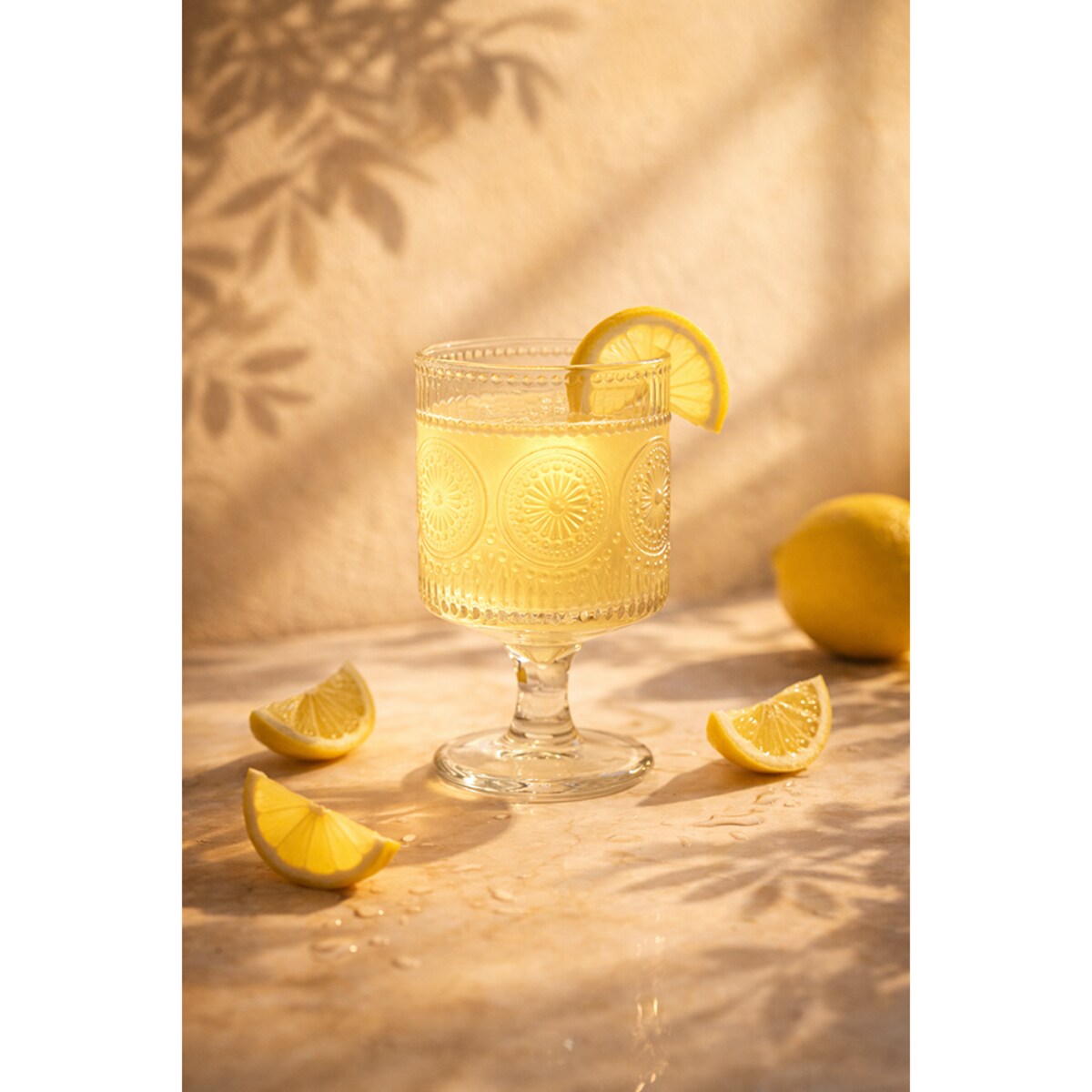 Zestaw 4 szklanek SHP FLORES 230 ml transparentny