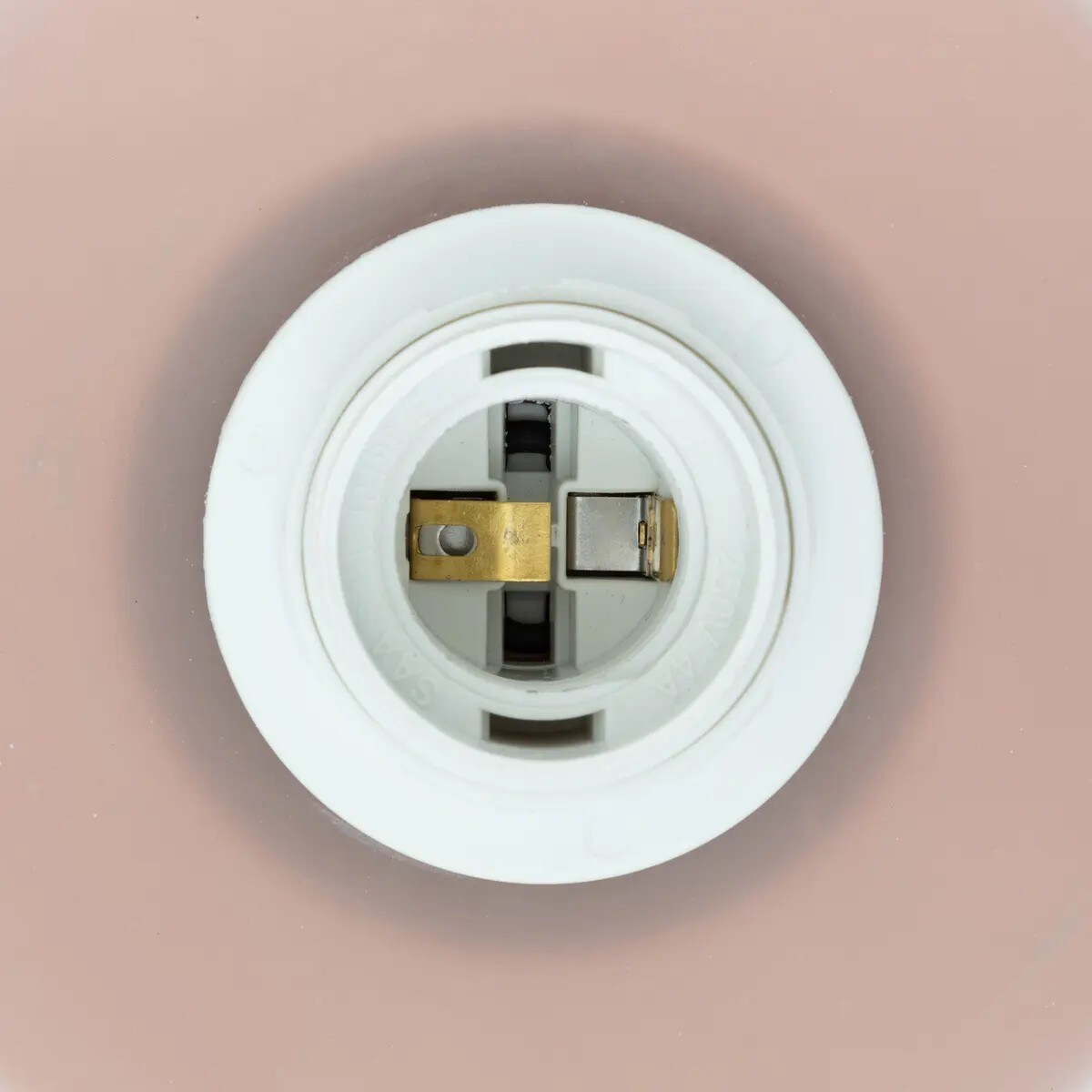 Lampa stołowa ceramiczna różowa Asti 36 cm