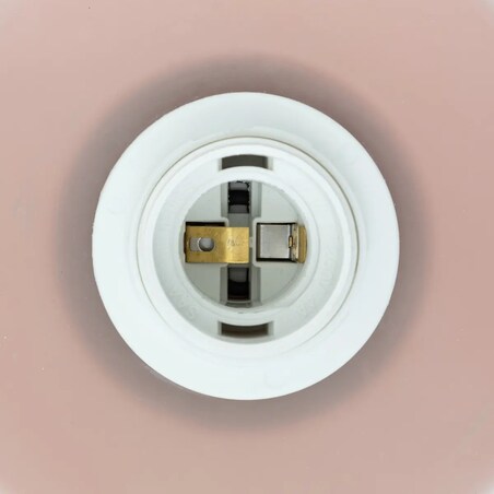 Lampa stołowa ceramiczna różowa Asti 36 cm