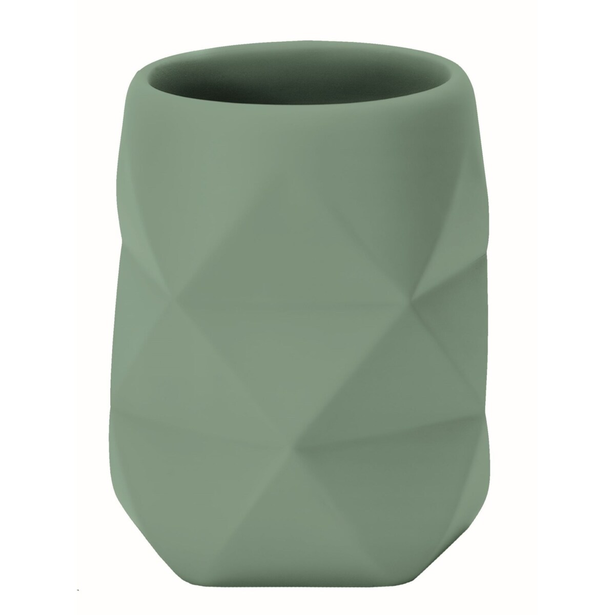 Kleine Wolke Crackle Kubek łazienkowy zielony