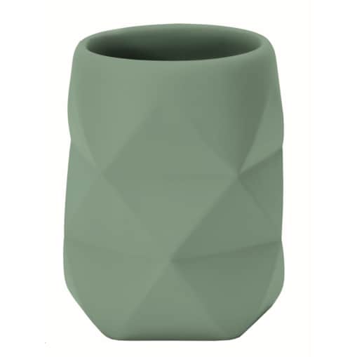 Kleine Wolke Crackle Kubek łazienkowy zielony