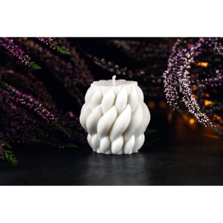 Świeca sojowa dekoracyjna SPIRAL