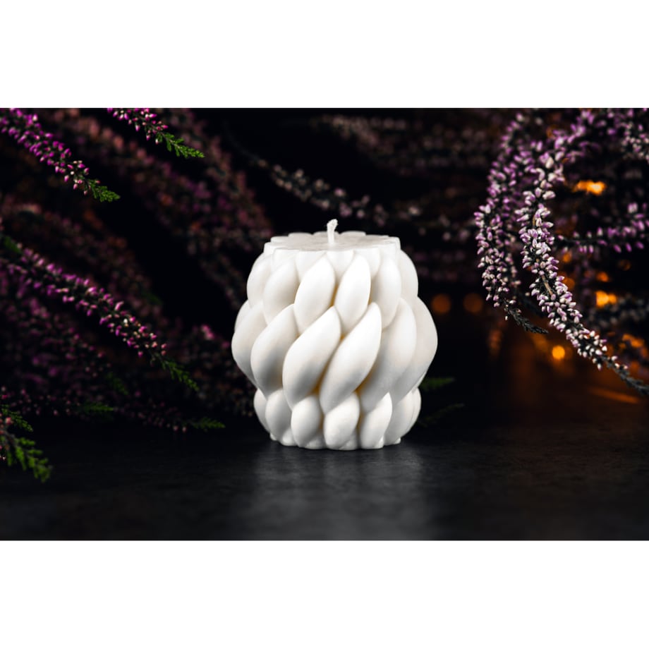 Świeca sojowa dekoracyjna SPIRAL