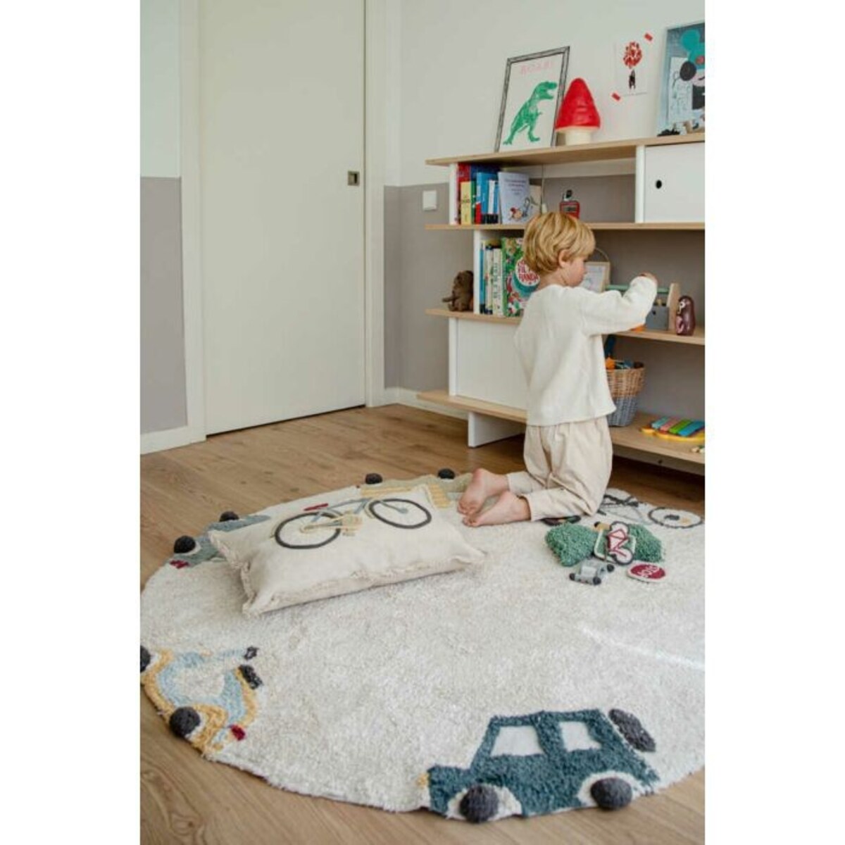 Lorena Canals - Poduszka Podłogowa Rower 35x50 cm Eco-City