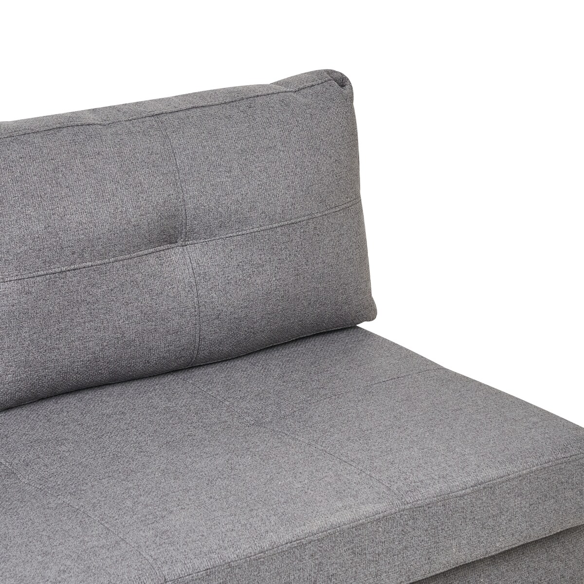 Sofa rozkładana dla 2 osób EDLAND Ciemnoszary