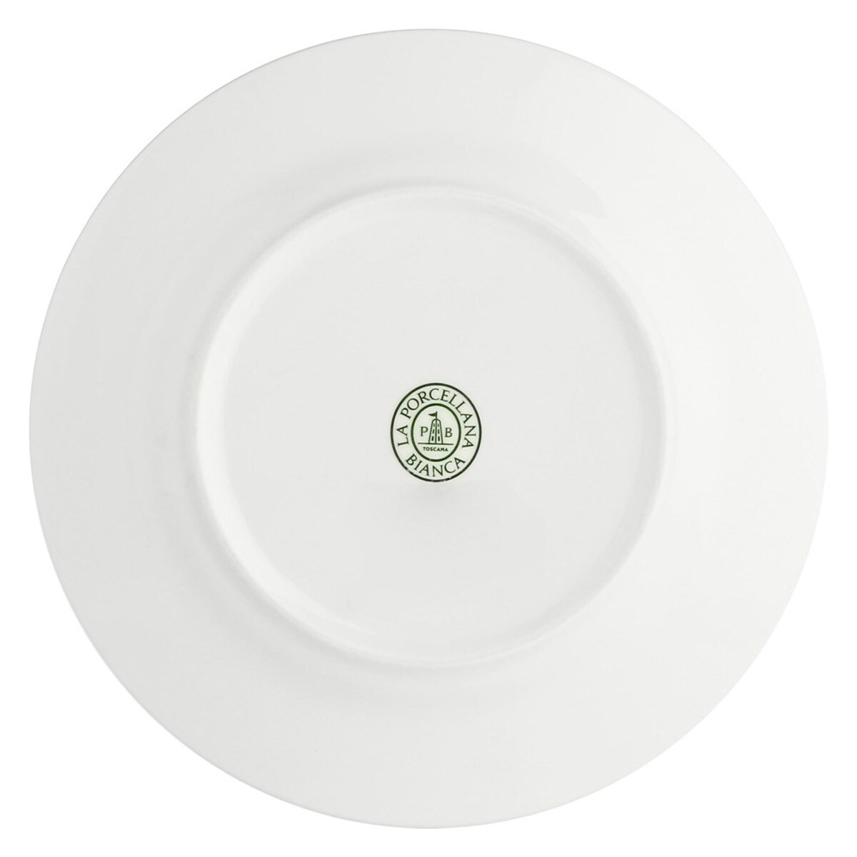 Zestaw 6 talerzy do sałatek z rantem Essenziale - Biały, 20 cm