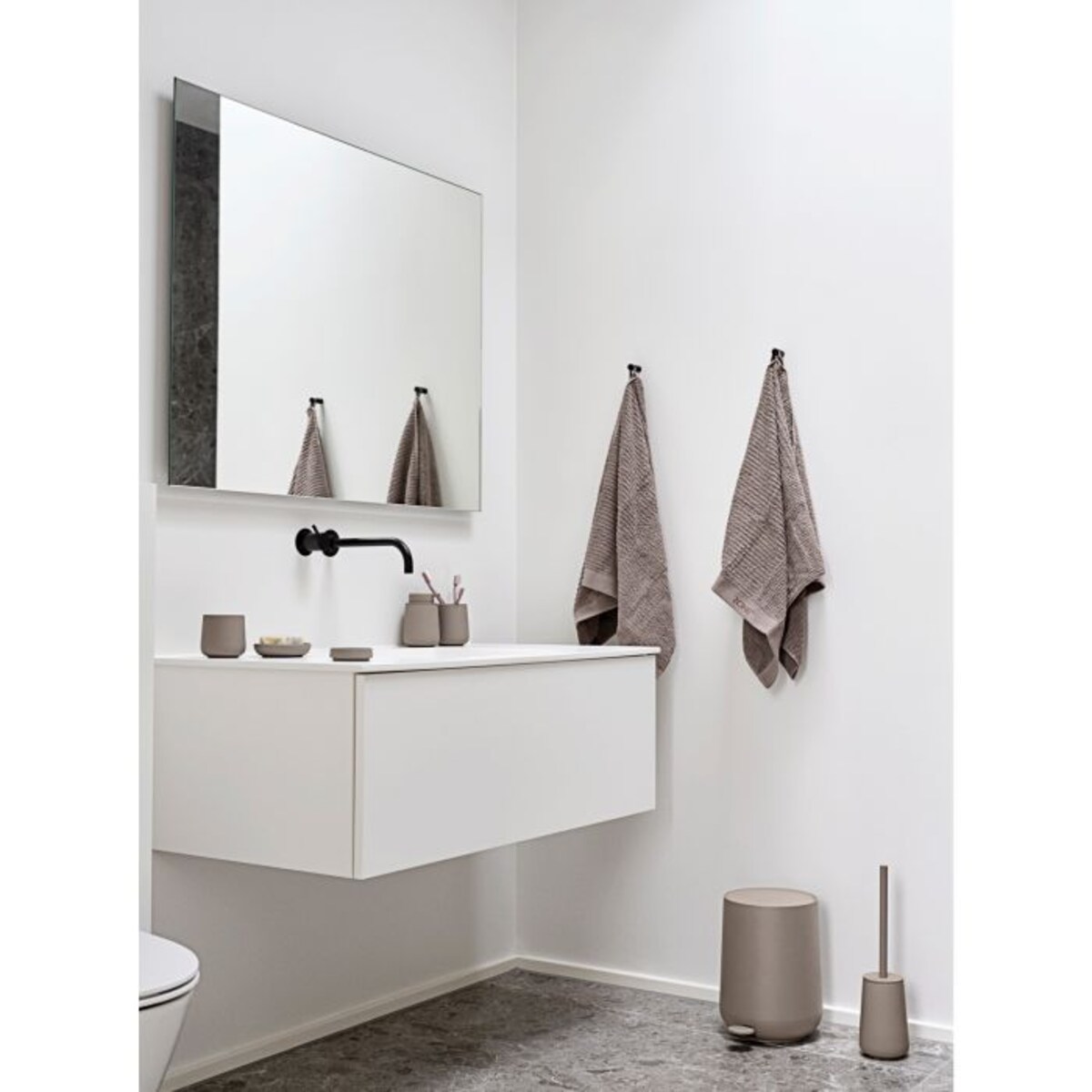 Dozownik do mydła Nova One Taupe 28086