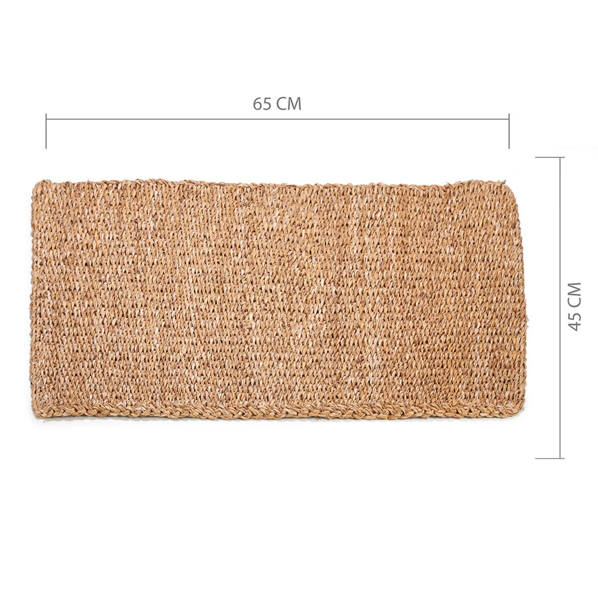 Mata do łazienki z trawy morskiej, 65 x 45 cm