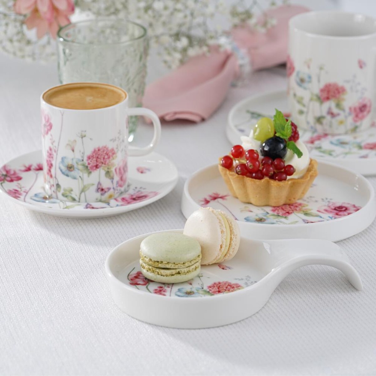 VILLA ITALIA Podstawka pod łyżkę porcelanowa GARDENO