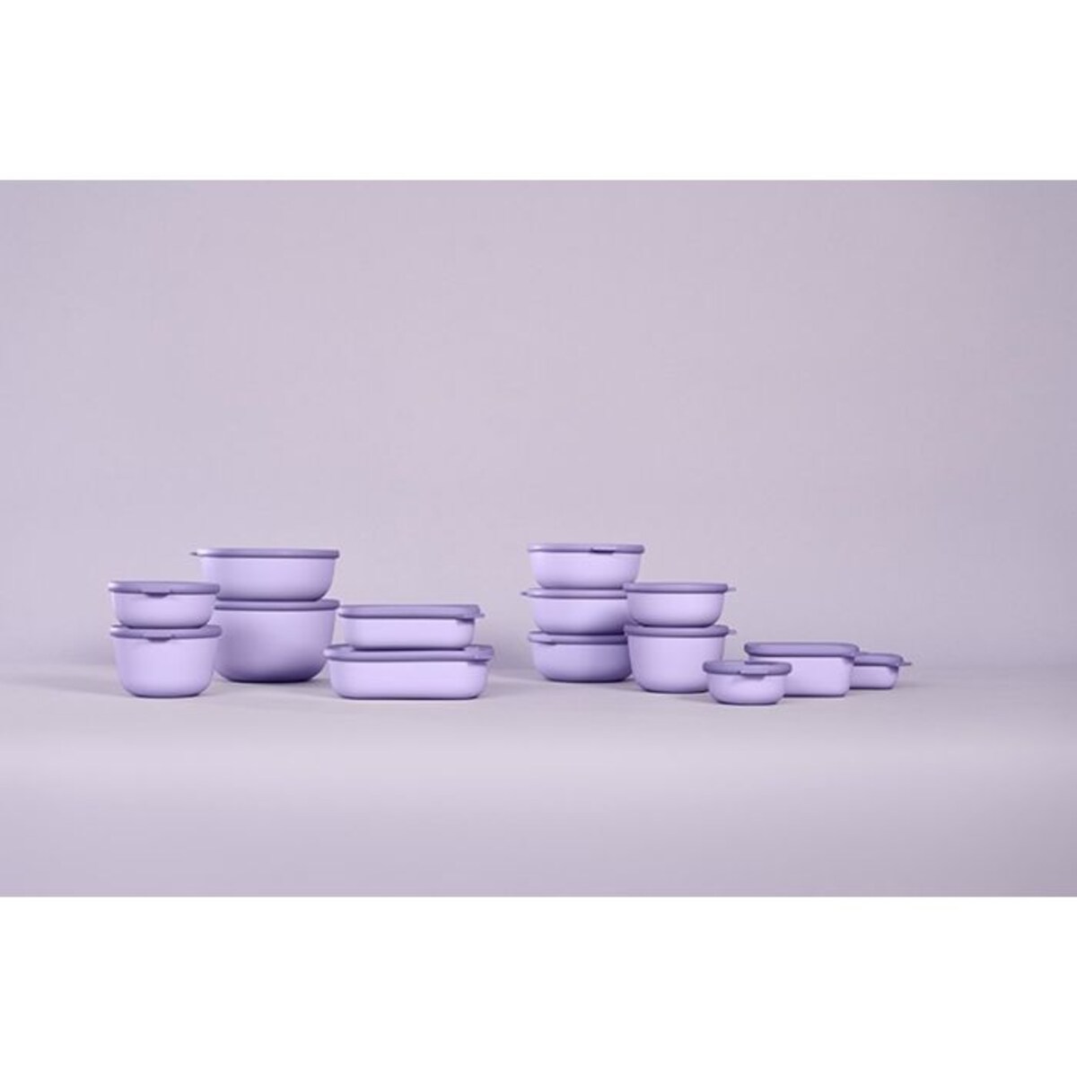 Zestaw 4 misek Cirqula okrągła 350 750 1250 2250 ml Nordic Lilac 106232074600
