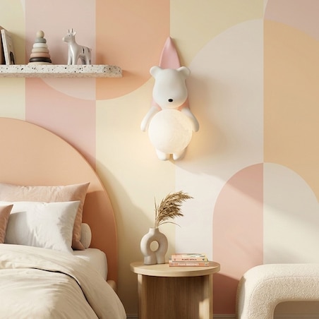 Kinkiet G168-1W Pink Różowy, Tworzywo Sztuczne