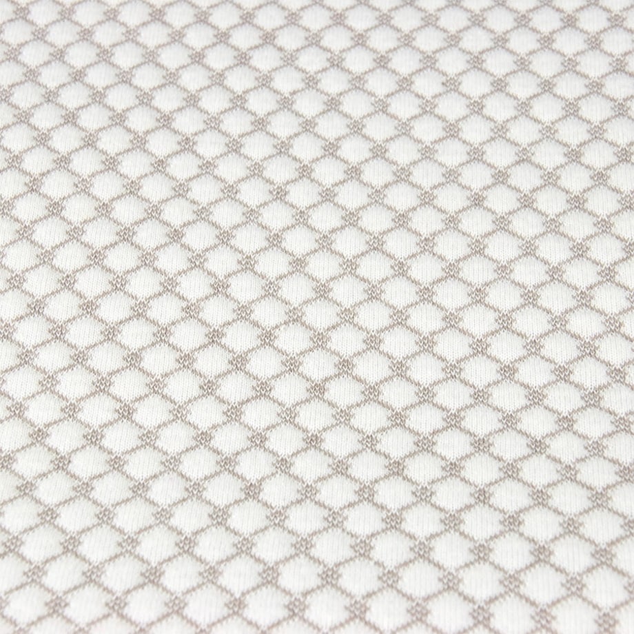 Poszewka dekoracyjna beżowa na poduszkę 40x40 siatka