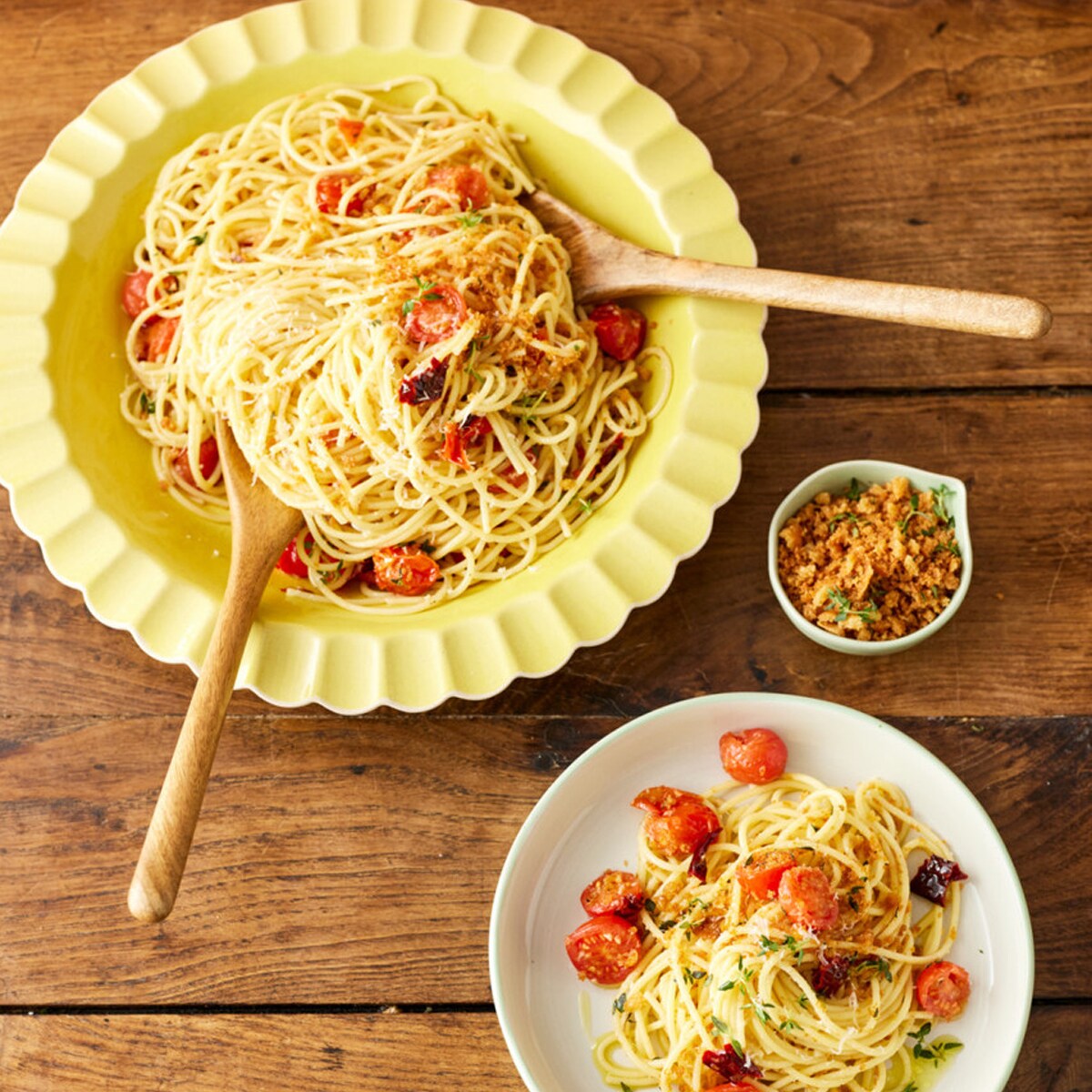 Jamie Oliver łyżki do sałaty z drewna mango 2 sztuki Big Love