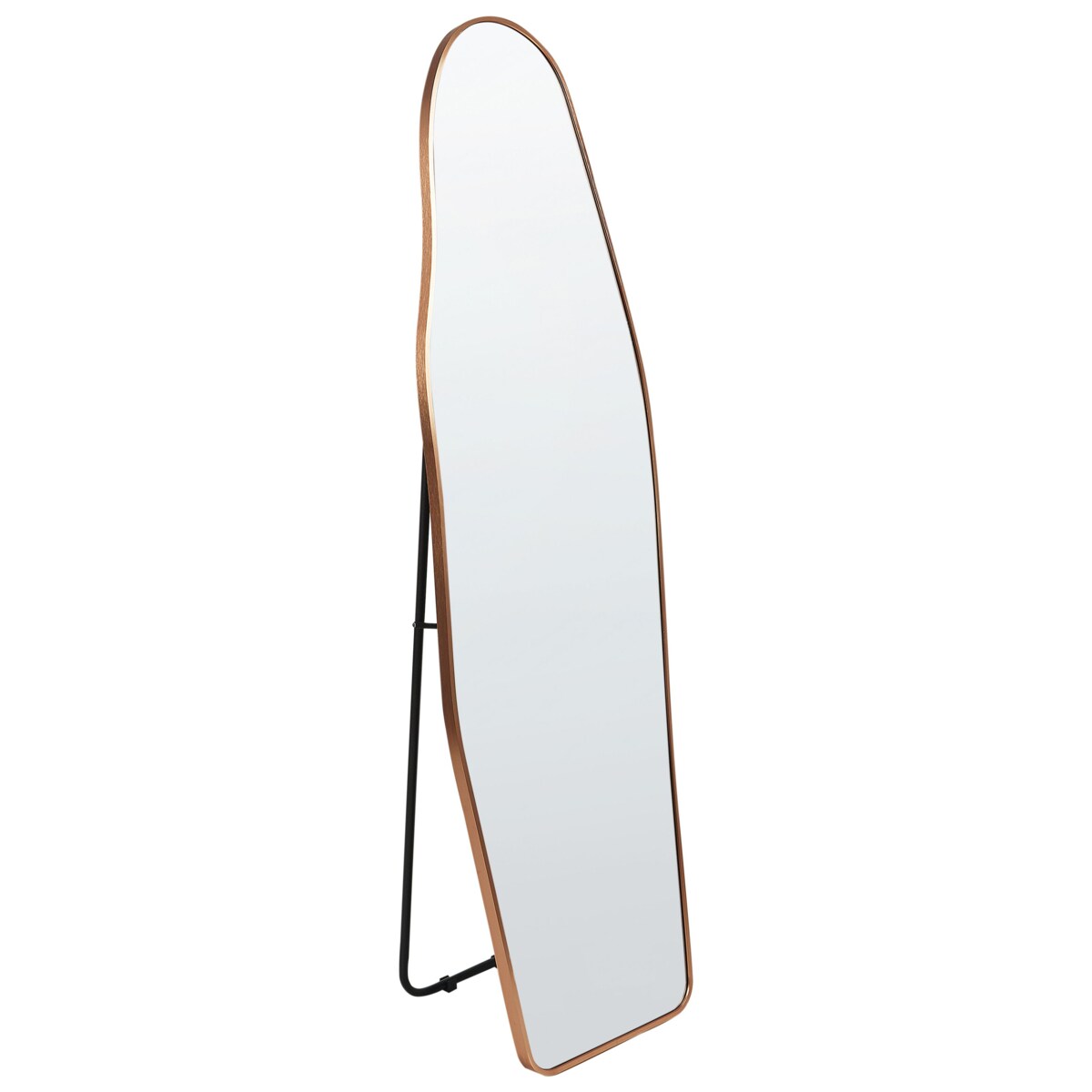 Lustro stojące LARCHE 160 cm Metal Złoty
