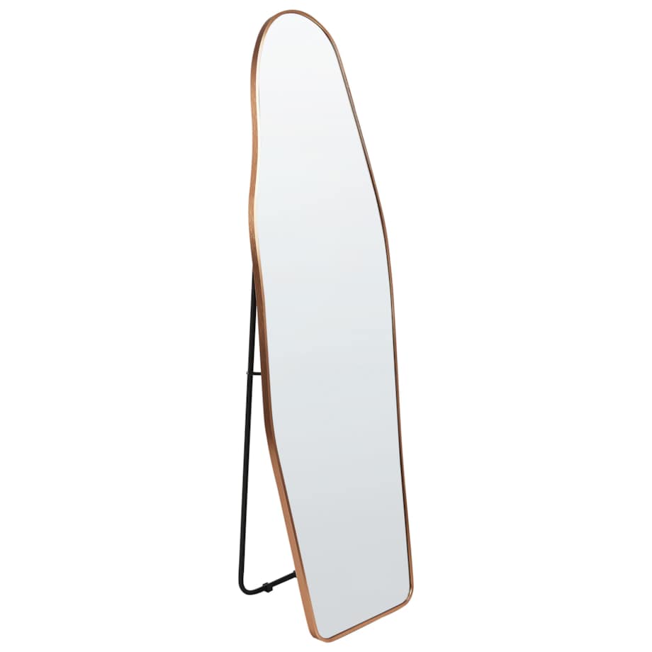 Lustro stojące LARCHE 160 cm Metal Złoty