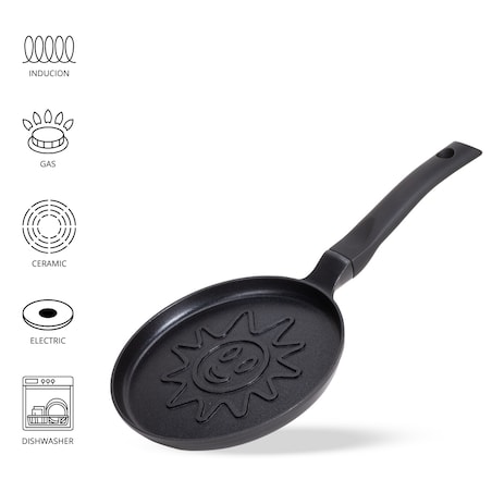 Patelnia naleśnikowa do naleśników pancakes słoneczko 18cm KAMILLE