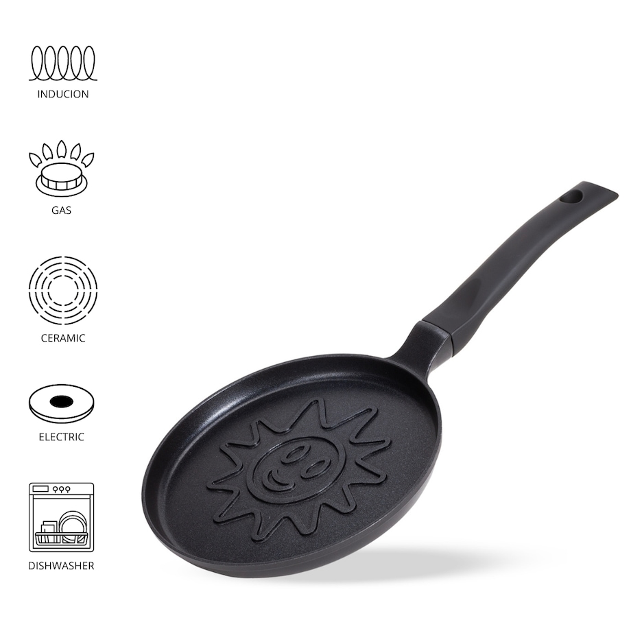 Patelnia naleśnikowa do naleśników pancakes słoneczko 18cm KAMILLE
