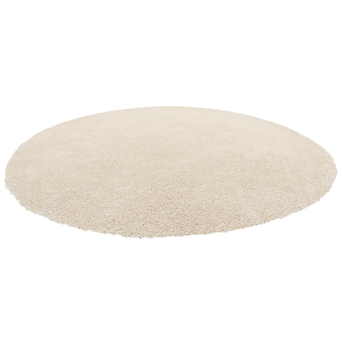 Dywan shaggy DEMRE Beżowy ø 140 cm