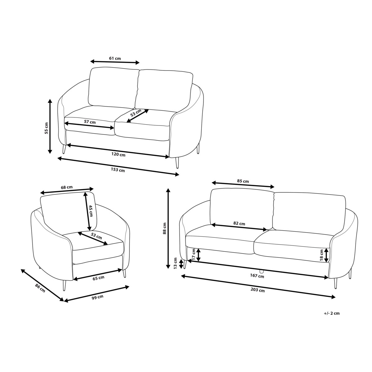 Komplet wypoczynkowy 6-osobowy zielony TROSA