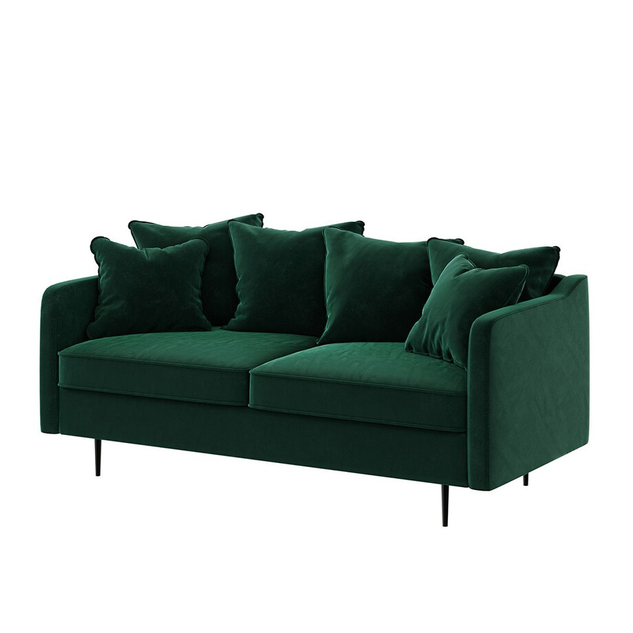 Esme Sofa 2-osobowa - ciemnozielona
