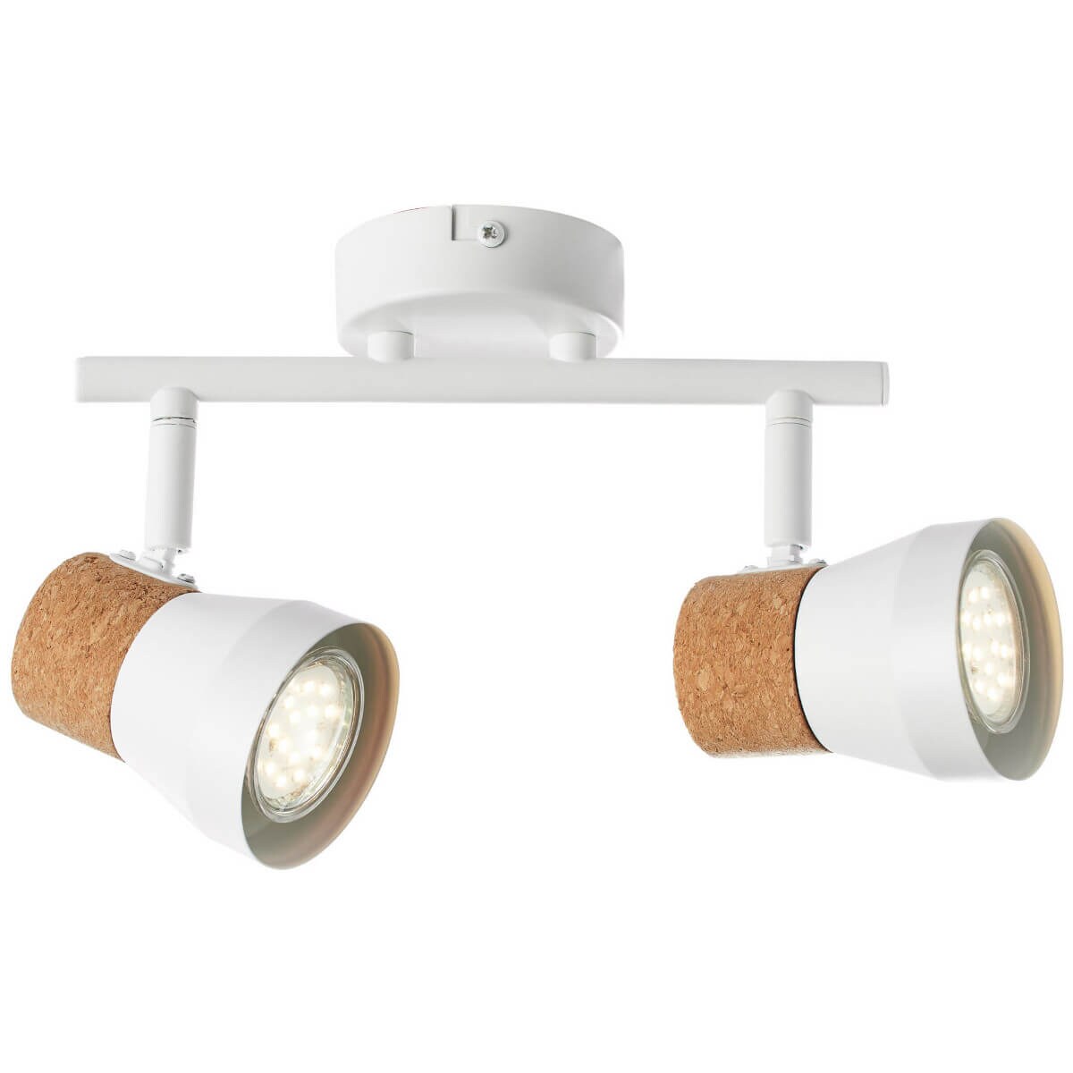 Jadalniana lampa sufitowa Moka 75713/75 Brilliant spot korek biały