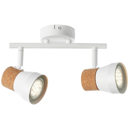 Jadalniana lampa sufitowa Moka 75713/75 Brilliant spot korek biały