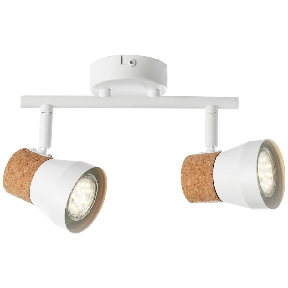 Jadalniana lampa sufitowa Moka 75713/75 Brilliant spot korek biały