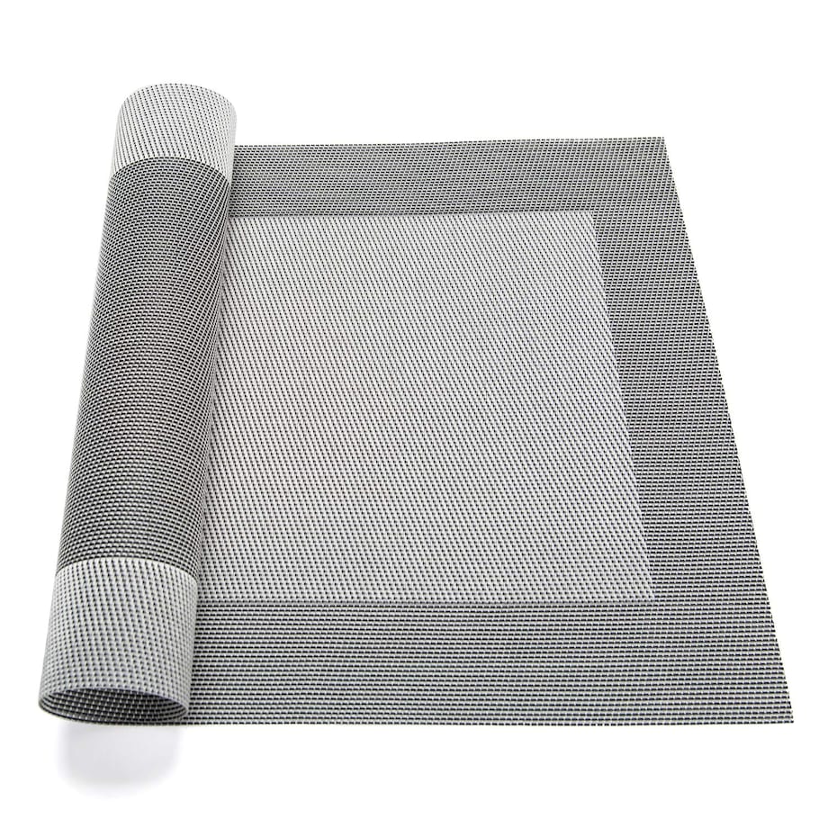 Srebrna Podkładka na Stół Blat pod Naczynia Talerze 35 x 35 latte Kwadratowa