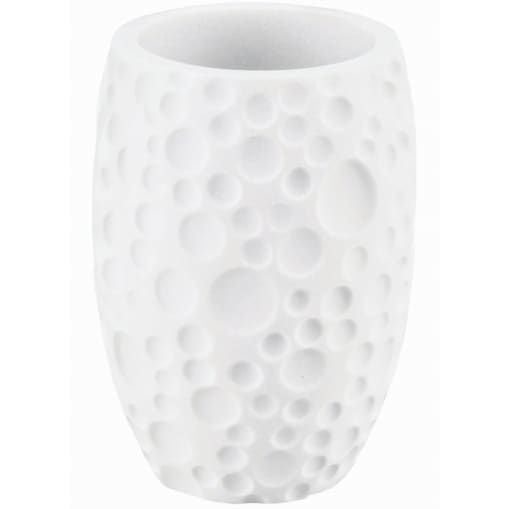 Kleine Wolke Moon Kubek łazienkowy kompozyt poliżywica biały mat