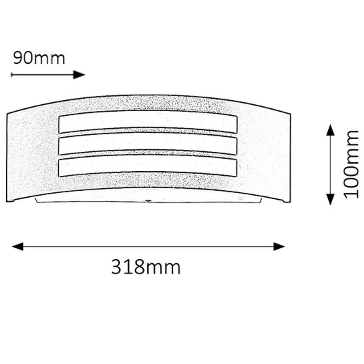 Ogrodowa LAMPA ścienna ROMA 8409 Rabalux metalowa OPRAWA półokrągła elewacyjna IP44 matowa czarna biała
