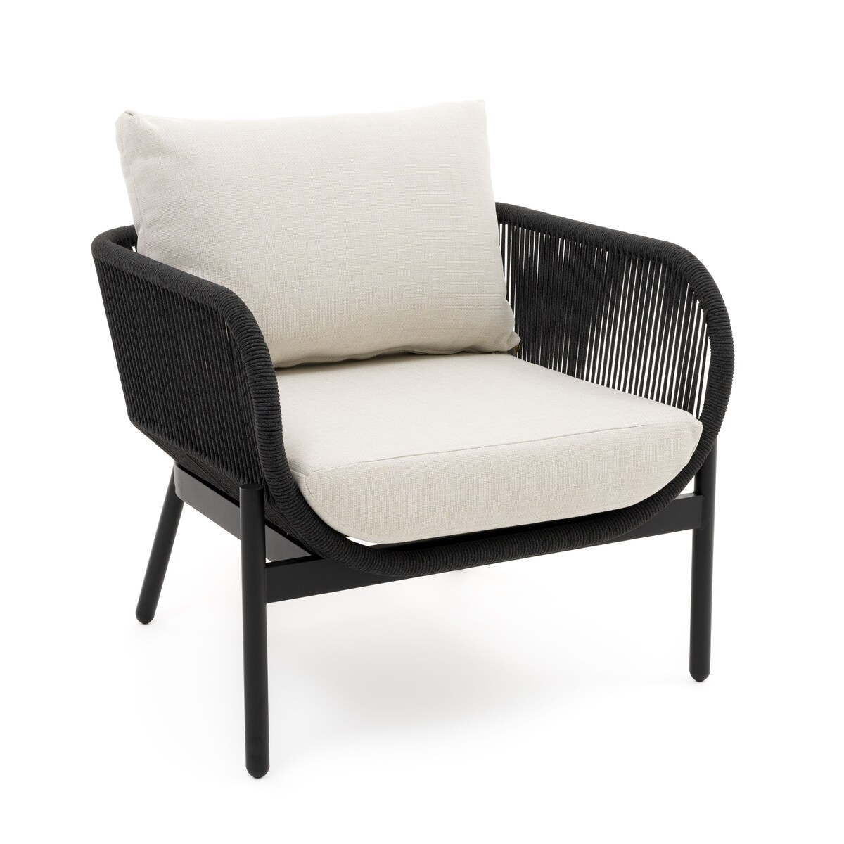 Zestaw mebli ogród taras nowoczesne aluminiowe BELIZE LUX biało beżowe