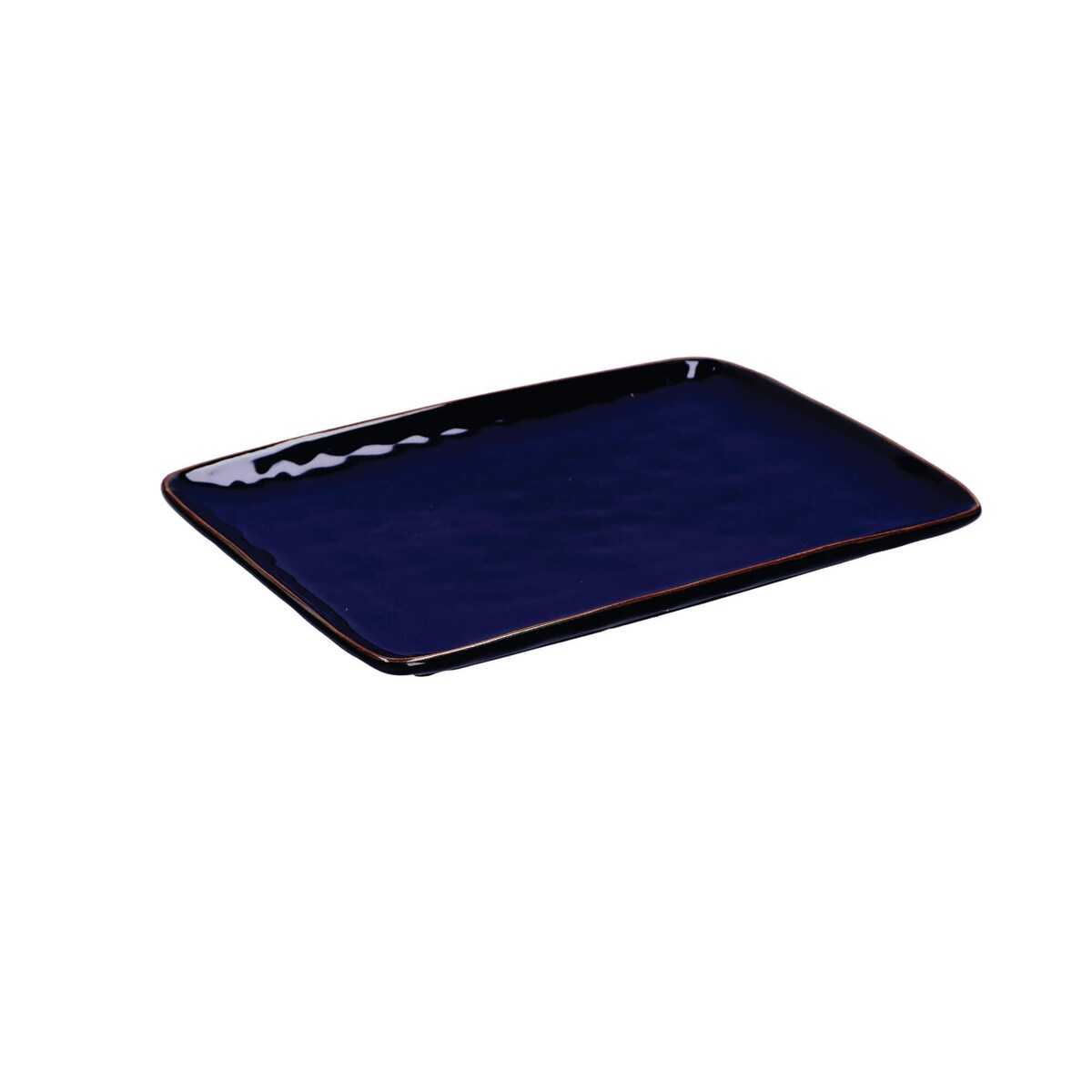 Zestaw 2 tac prostokątnych Concerto Blu Cobalto - Kobaltowy, 27 x 19 cm