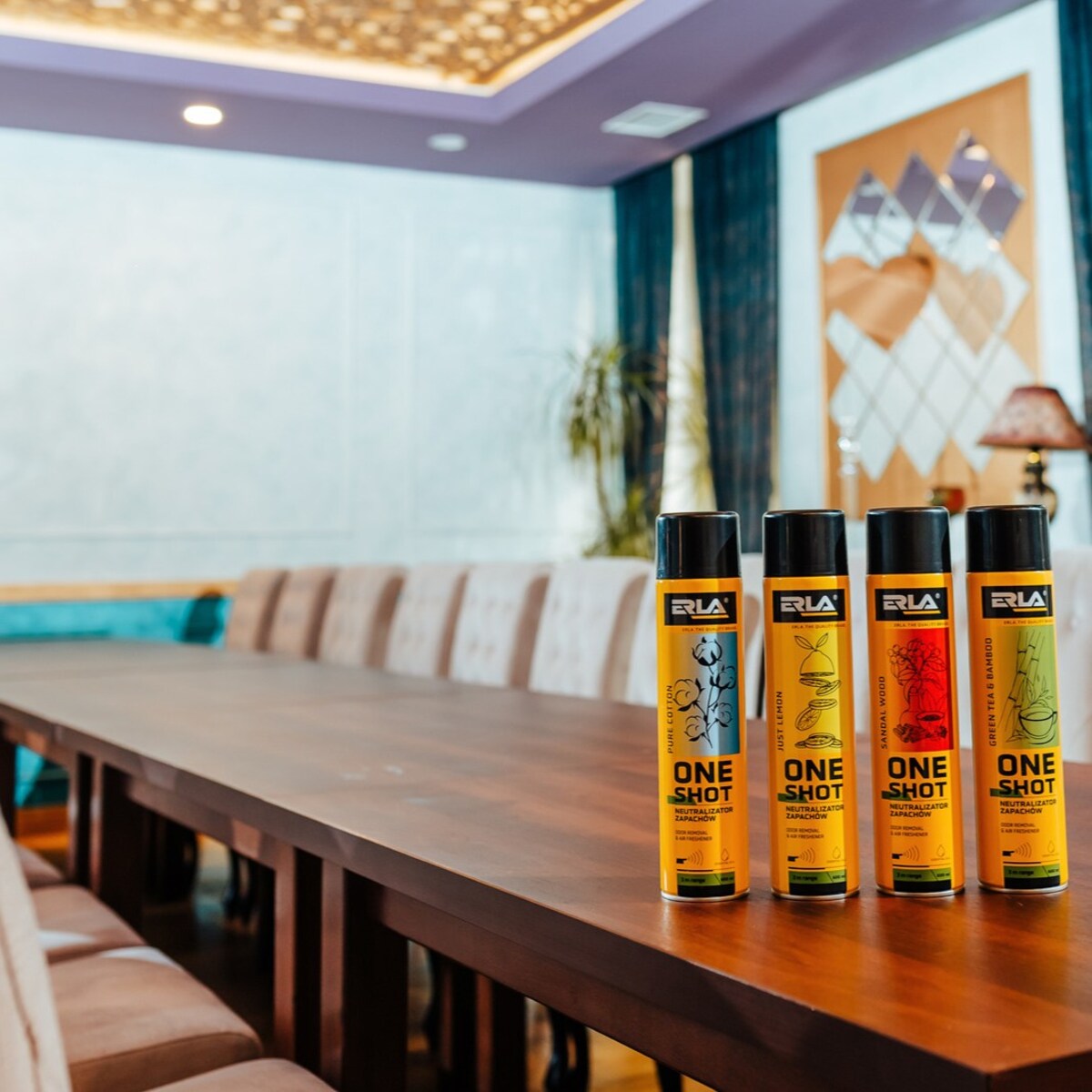 neutralizator zapachu erla one shot green tea &bamboo 600ml