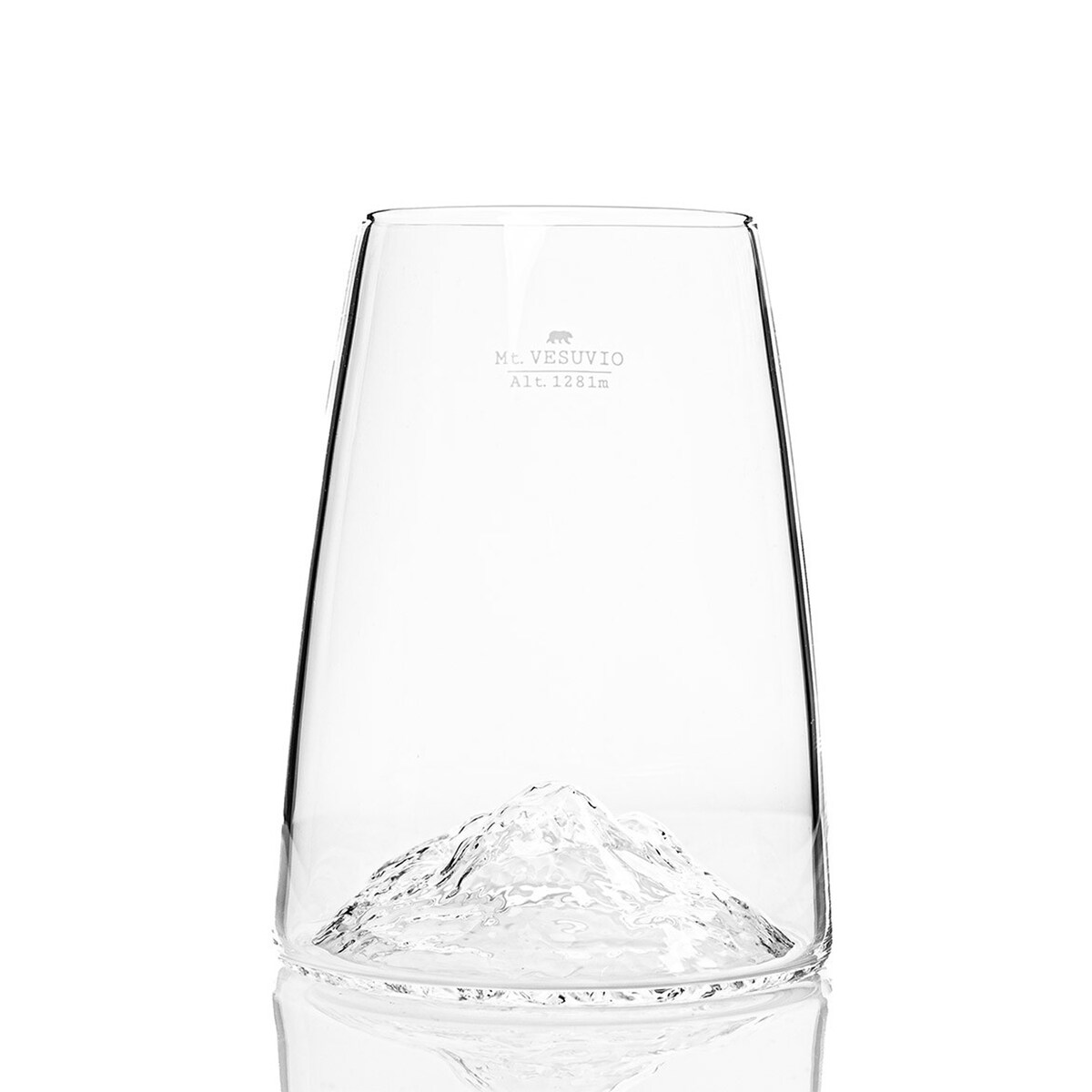 Szklanka Long Drink - Topographic - Vesuvius