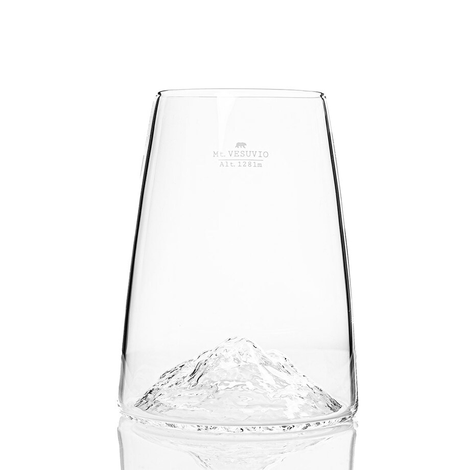 Szklanka Long Drink - Topographic - Vesuvius