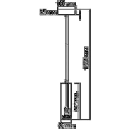 żelazna lampa wisząca biała gu10