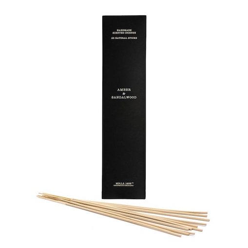 Zestaw 20 kadzidełek Amber & Sandalwood, Cereria Molla