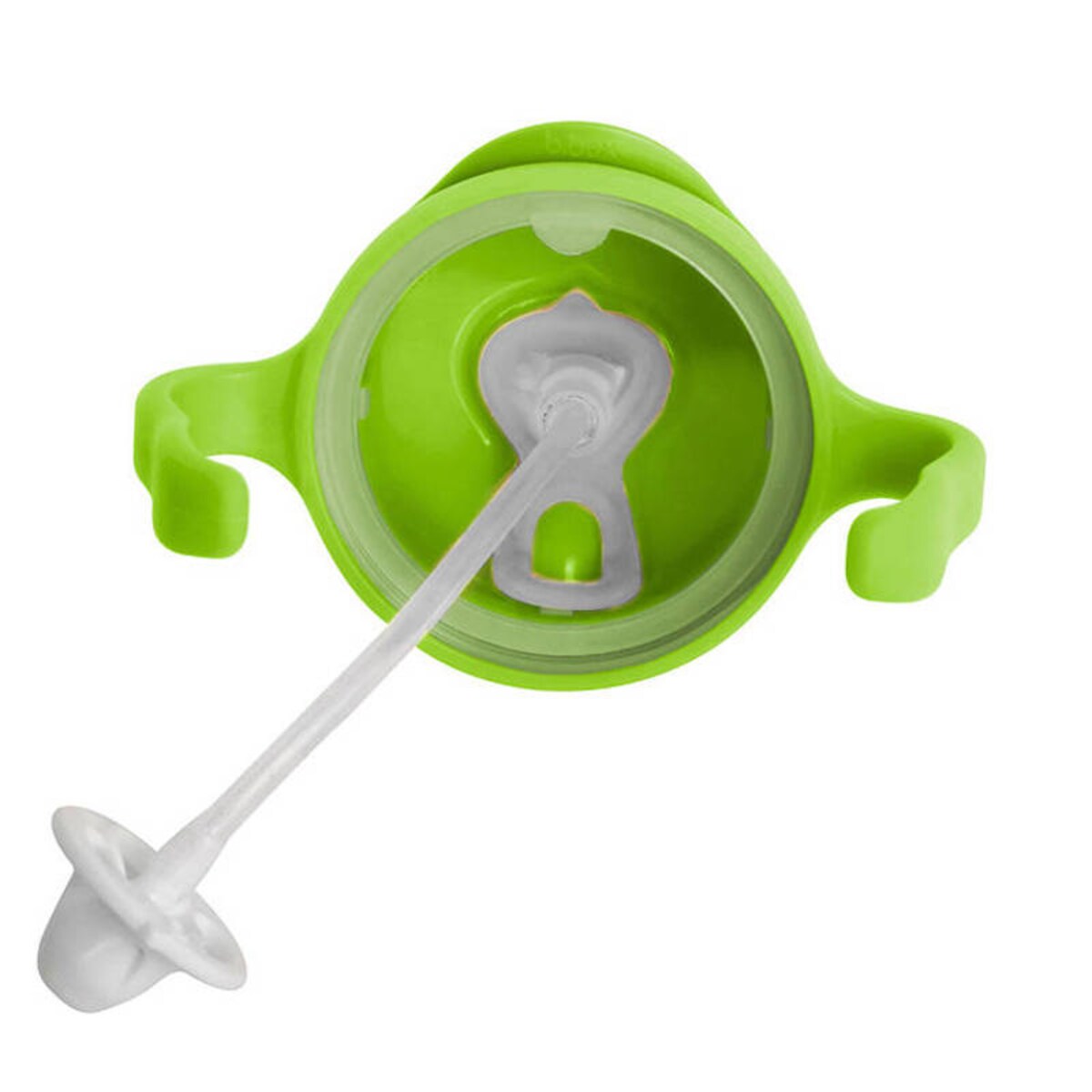 Bidon dla dzieci ze słomką 240 ml - kubek niekapek jabłkowy, b.box