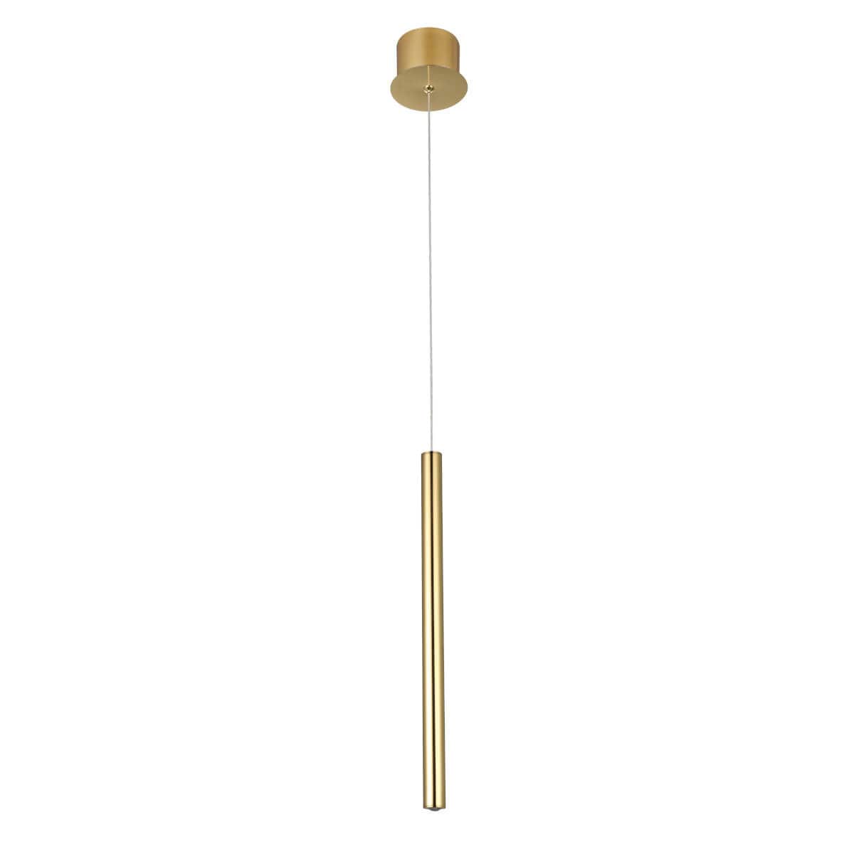 Minimalistyczna lampa wisząca ILIOS AZ5742 Azzardo LED 4W 3000K złoty