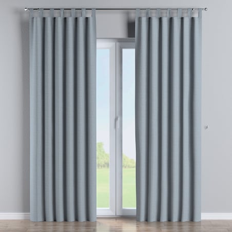 Zasłona na szelkach 1 szt. 130x245 niebieski melanż