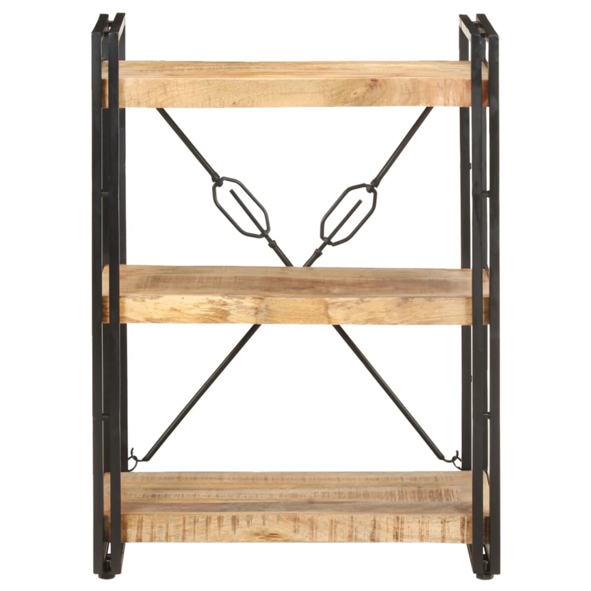 vidaXL 3-poziomowy regał, 60x30x80 cm, lite drewno mango