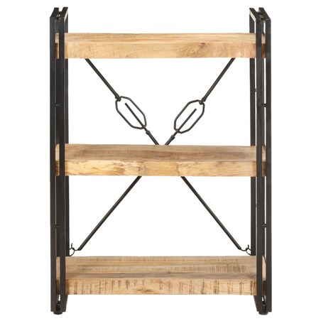 vidaXL 3-poziomowy regał, 60x30x80 cm, lite drewno mango