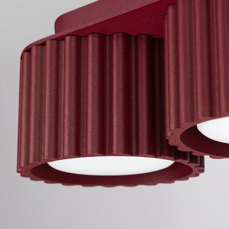 Plafon AURA 3 burgund Gx53