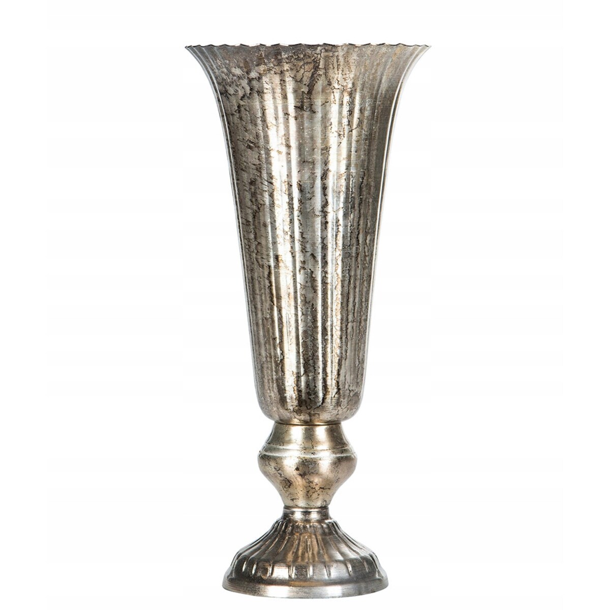 WAZON ALTA styl loft metalowy SREBRNY